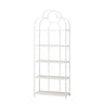 Fashionable Arched Iron Open Etagere Display Bookcase Image - 2