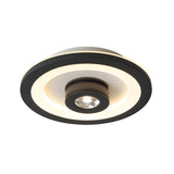 Fashionable Black Square LED Flush Mount Ceiling Light Image - 11