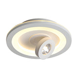 Fashionable Black Square LED Flush Mount Ceiling Light Image - 4