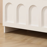 Fashionable Rectangle Black Wooden Cabinet TV Stand Image - 14