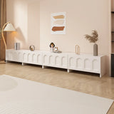 Fashionable Rectangle Black Wooden Cabinet TV Stand Image - 15