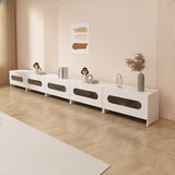 Fashionable Rectangle Black Wooden Cabinet TV Stand Image - 22