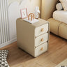 Faux Leather Countertop Kids Nightstand with Drawers Image - 9
