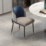 Faux Leather Houndstooth Upholstered Dining Chairs Image - 7