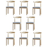 Faux Leather Linen Open Low Back Dining Side Chair Image - 100
