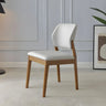Faux Leather Upholstered Wooden Frame Dining Side Chair Image - 59