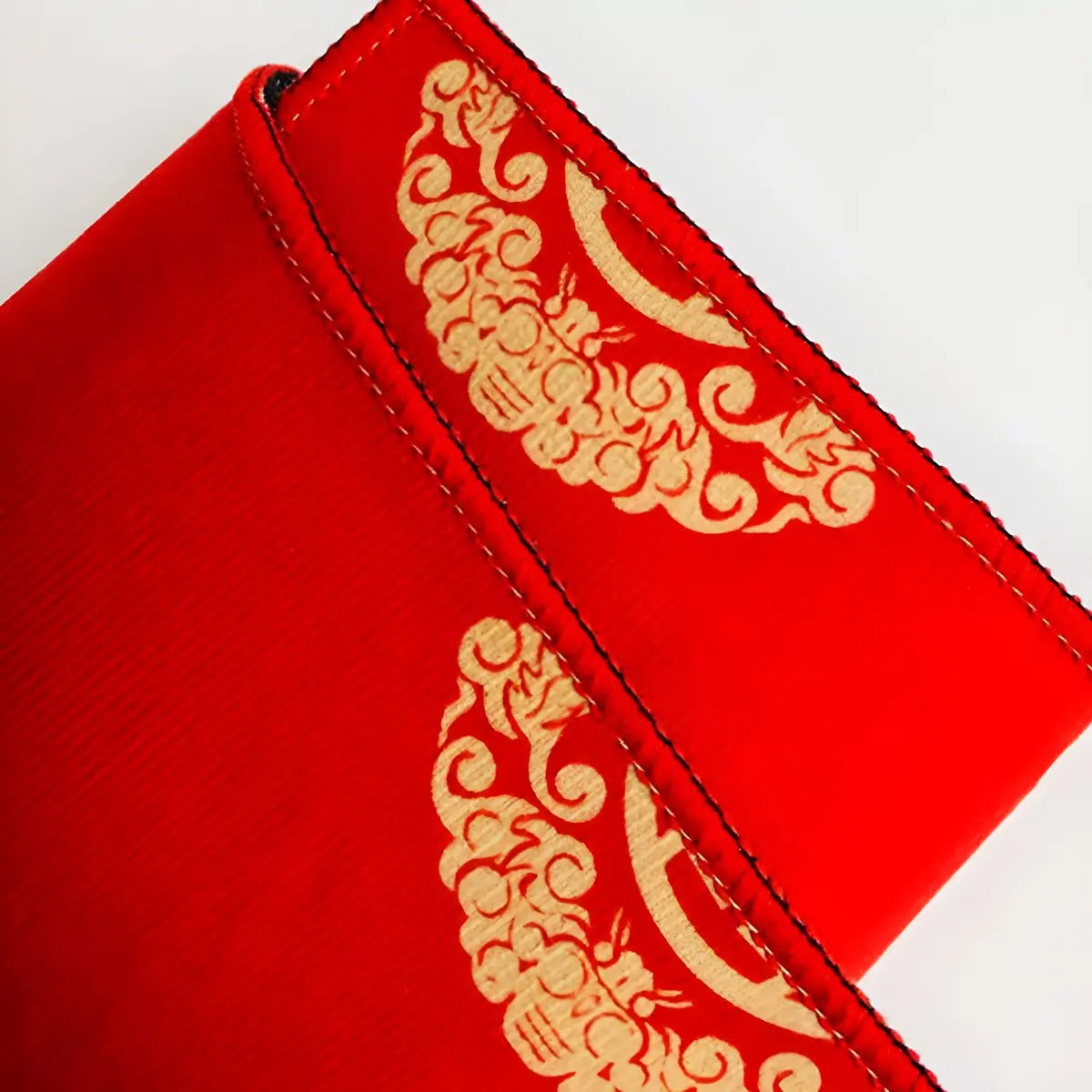 Festive Red Cartoon Polyester Christmas Area Rug Image - 7