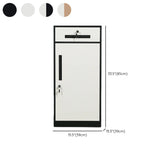 Fire Resistant Tall Steel Vertical Lockable Filing Cabinet #size