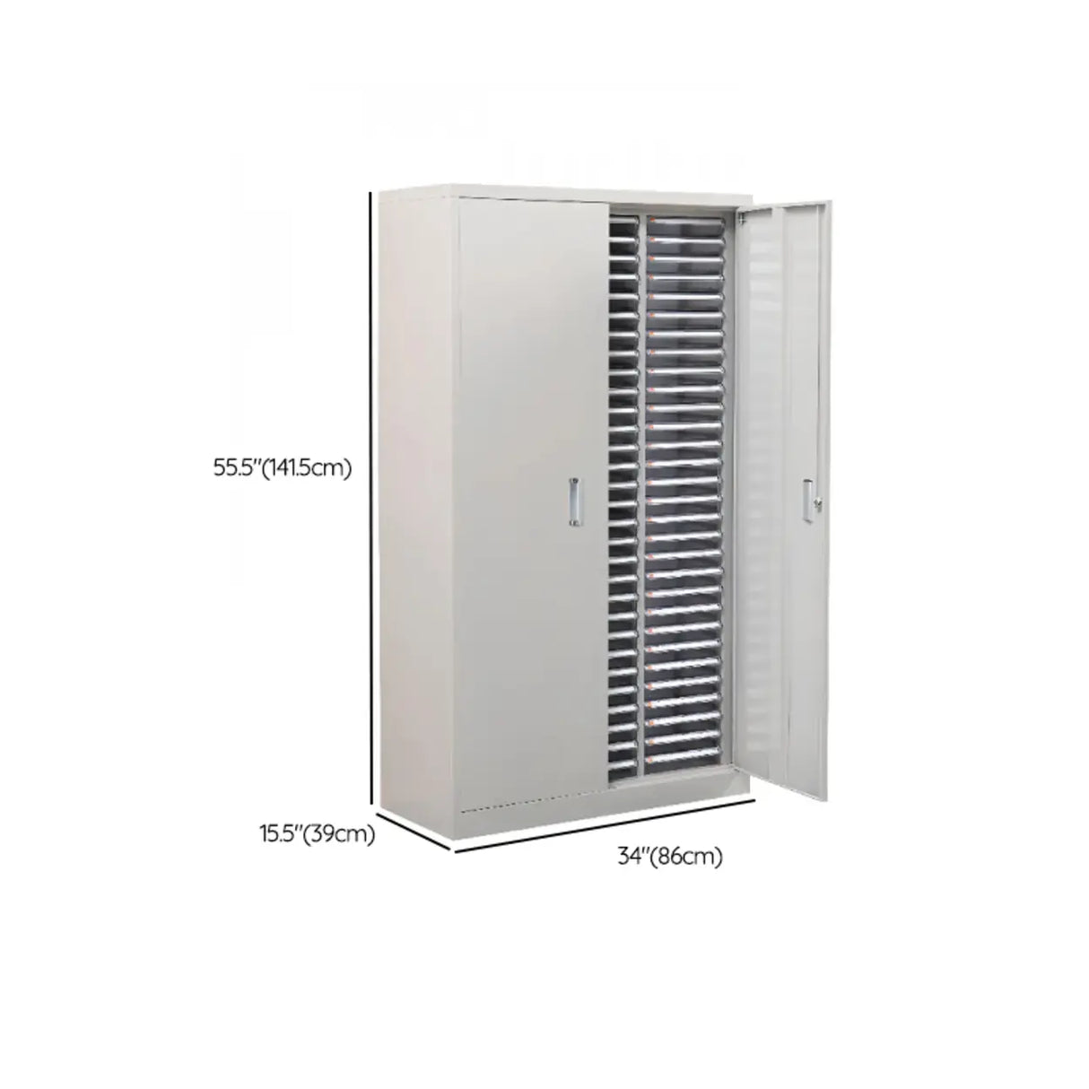 Fire Resistant Vertical Drawer White File Storage Cabinet Image - 39