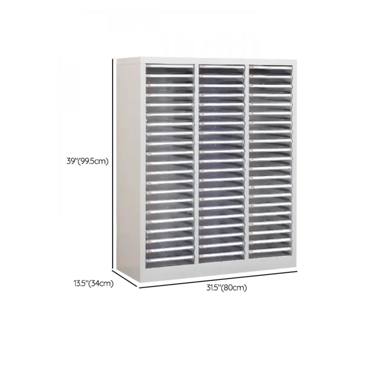 Fire Resistant Vertical Drawer White File Storage Cabinet Image - 46