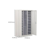 Fire Resistant Vertical Drawer White File Storage Cabinet Image - 51