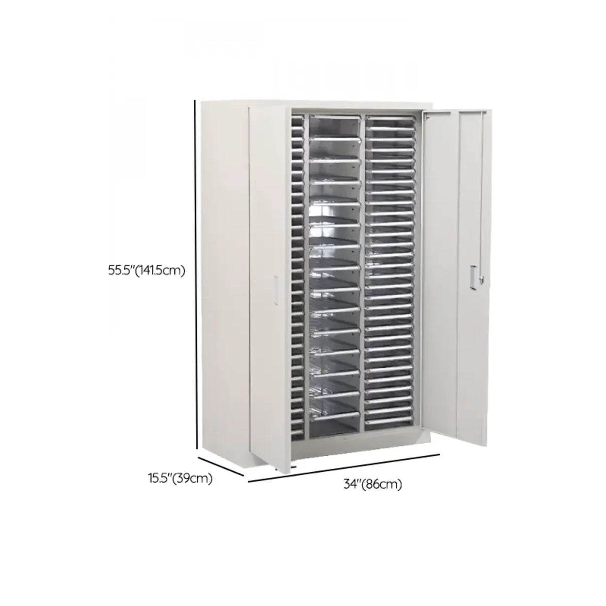 Fire Resistant Vertical Drawer White File Storage Cabinet Image - 63