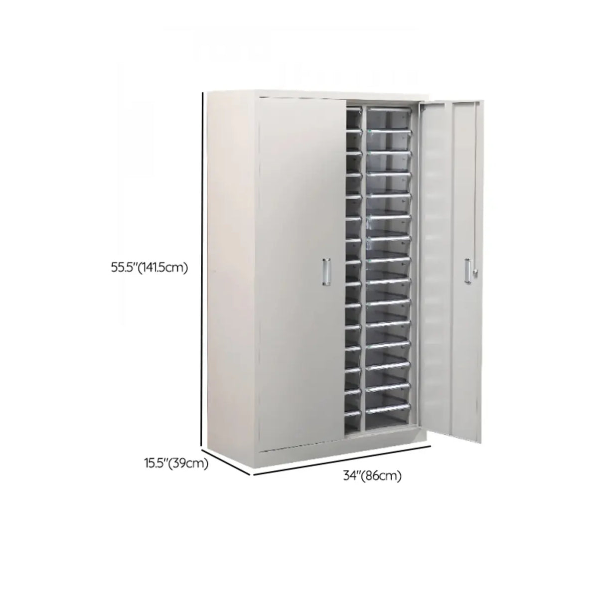 Fire Resistant Vertical Drawer White File Storage Cabinet Image - 65