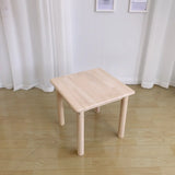 Fixed Height Rectangle Wood Kids Writing Desk for Four Image - 9