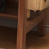 Fixed Wooden Kids Desk with Hutch and Storage Shelves Image - 10