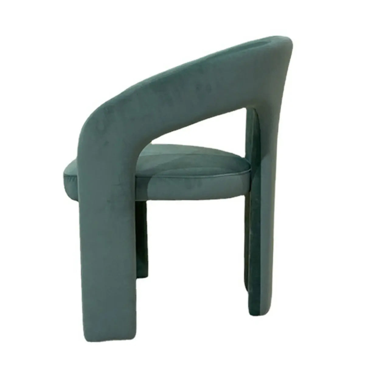 Flannel Fixed Back Metal Frame Lounge Chair with Arms Image - 5
