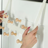 Floating Mount Wave Alloy Pink Hooks Narrow Coat Rack Image - 19