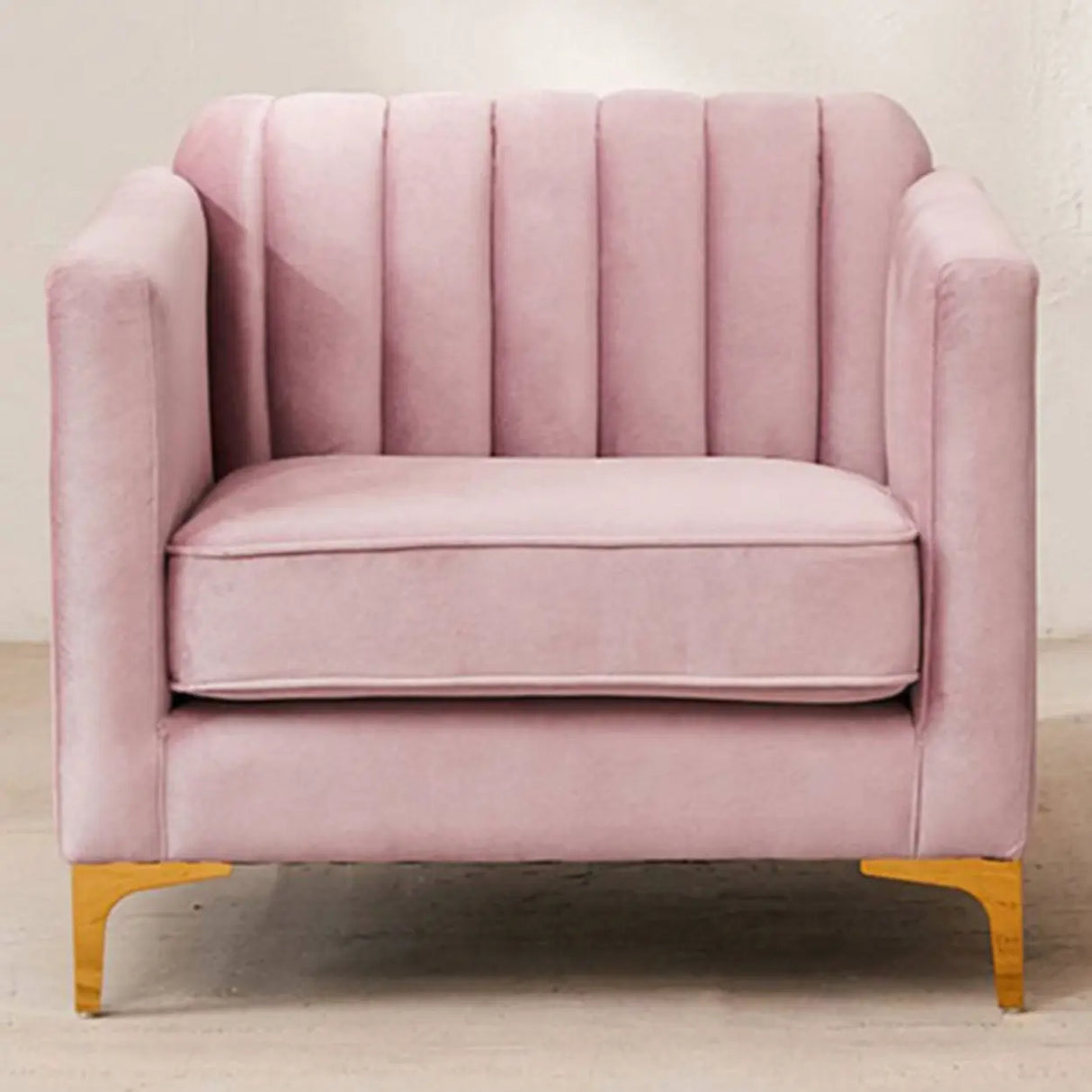 Flocked Slipcover Sewn Pillow Back Square Arm Loveseat Image - 10