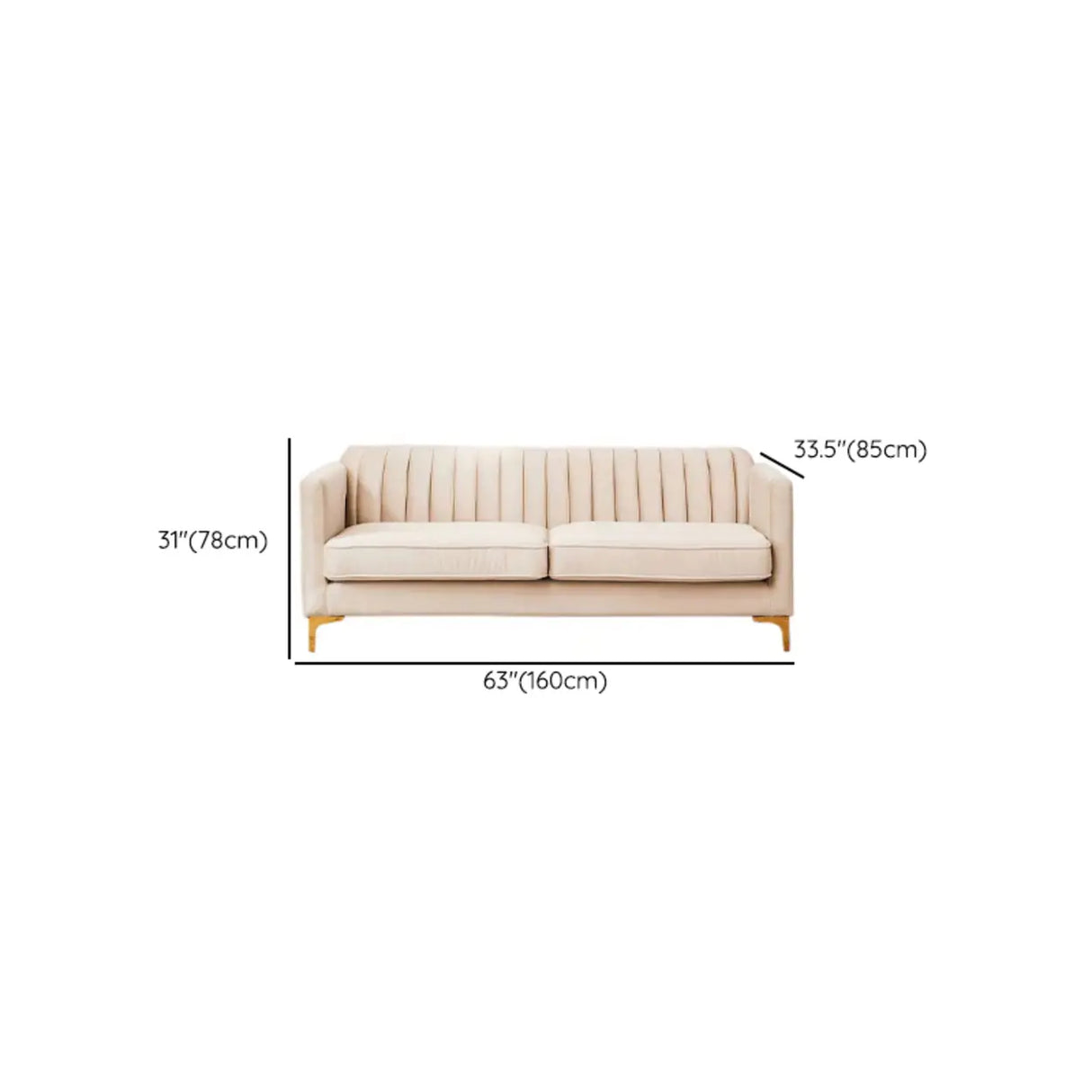 Flocked Slipcover Sewn Pillow Back Square Arm Loveseat Image - 12
