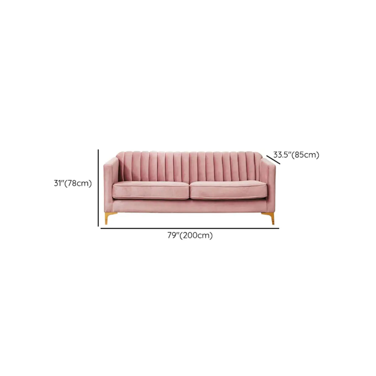 Flocked Slipcover Sewn Pillow Back Square Arm Loveseat Image - 13