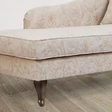 Floral Elegant Upholstered Relaxation Seat Chaise Lounge Image - 10