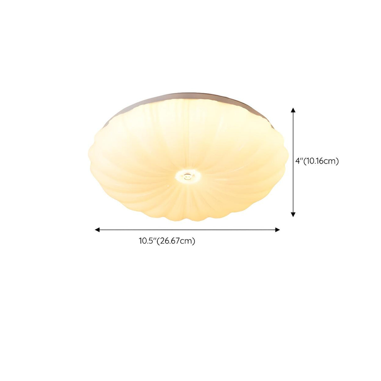 Flower-Shaped Dimmable LED Flush Mount Ceiling Light Image - 16