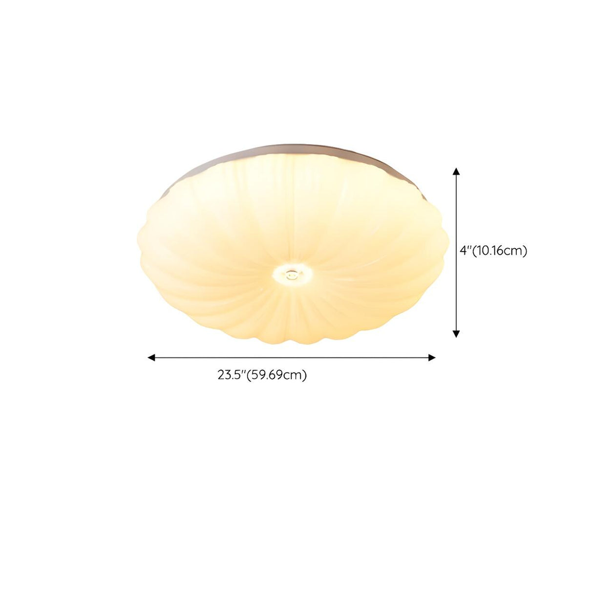 Flower-Shaped Dimmable LED Flush Mount Ceiling Light Image - 19