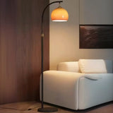 Metal Traditional Floor Lamp 1 Light with Glass Shade & Rocker Switch, Adapted for LED/Incandescent/Fluorescent, Adaptable Height, Residential Use Image - 8