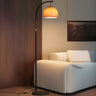 Metal Traditional Floor Lamp 1 Light with Glass Shade & Rocker Switch, Adapted for LED/Incandescent/Fluorescent, Adaptable Height, Residential Use Image - 8
