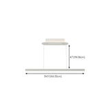 Flush White Geometric Bladeless Ceiling Fan with Light #size