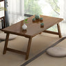 Foldable Collapsible Wood Rectangular Coffee Table Image - 3