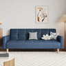 Foldable Convertible Square Arm Biscuit Back Sleeper Image - 11