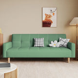 Foldable Convertible Square Arm Biscuit Back Sleeper Image - 12