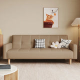 Foldable Convertible Square Arm Biscuit Back Sleeper Image - 4
