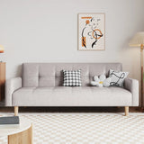 Foldable Convertible Square Arm Biscuit Back Sleeper Image - 9