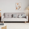 Foldable Convertible Square Arm Biscuit Back Sleeper Image - 9
