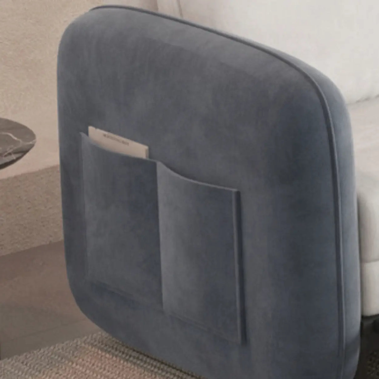 Foldable Flannel Square Arm Storage Cabinets Sleeper Image - 6