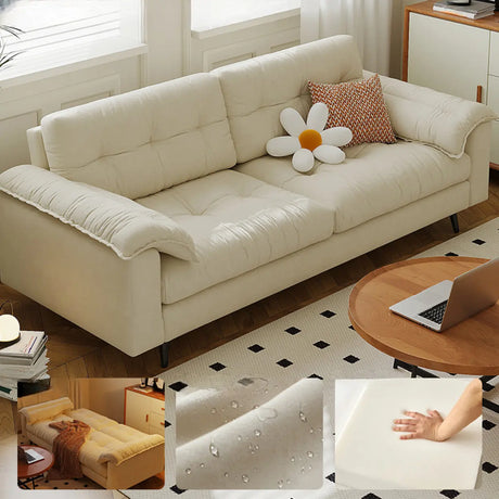Foldable Green Snowflake Velvet Tufted Back Sleeper Image - 2