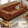 Foldable Green Snowflake Velvet Tufted Back Sleeper Image - 5