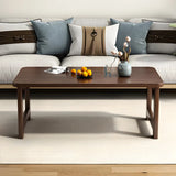 Foldable Scratch Resistant Wood Rectangle Coffee Table Image - 11