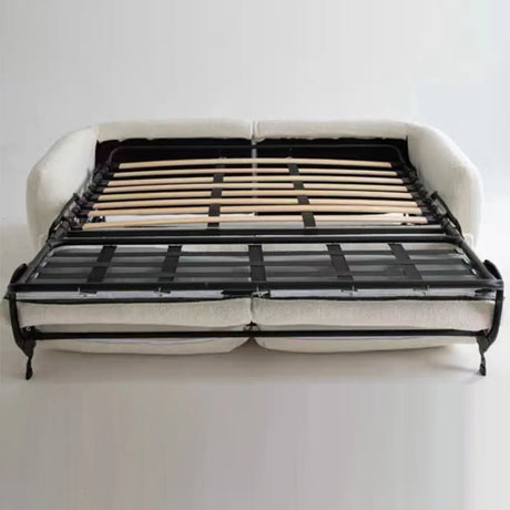 Foldable Snowflake Velvet Removable Cushion Sofa Bed Image - 2
