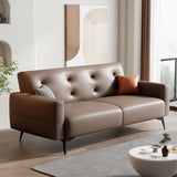 Foldable Water Resistant Square Arm Tufted Back Sleeper Image - 11