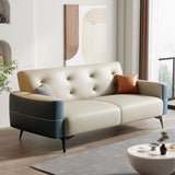 Foldable Water Resistant Square Arm Tufted Back Sleeper Image - 20