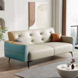 Foldable Water Resistant Square Arm Tufted Back Sleeper Image - 22