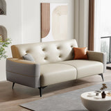 Foldable Water Resistant Square Arm Tufted Back Sleeper Image - 6