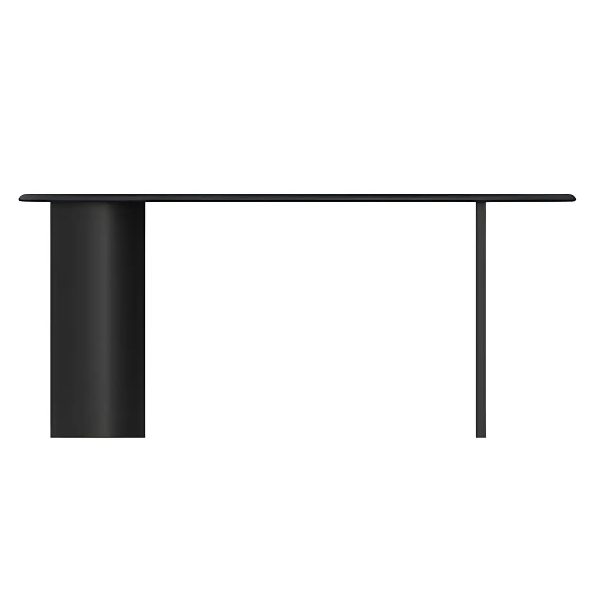 Free Form Curved Wood Standard Width Writing Desk Image - 10