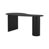 Free Form Curved Wood Standard Width Writing Desk Image - 2