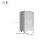 Free Standing Vertical Steel White Storage Filing Cabinet Image - 28