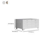 Free Standing Vertical Steel White Storage Filing Cabinet Image - 30