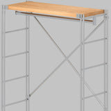 Freestanding Stainless Steel Open Storage Basket Hall Rack Image - 13